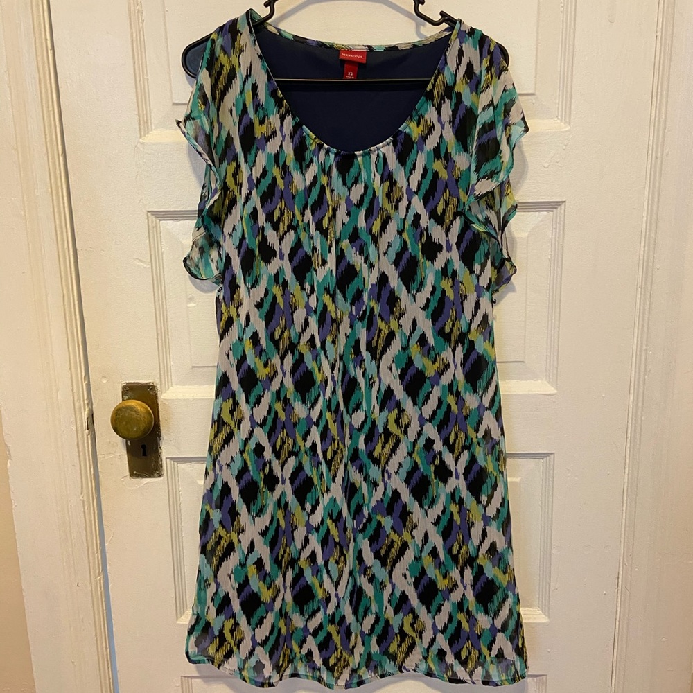 Merona ruffle sleeve shift dress